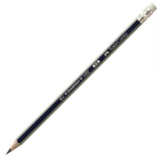 Μολύβι Faber Castell Dessin 2000 HB Gold με γόμα
